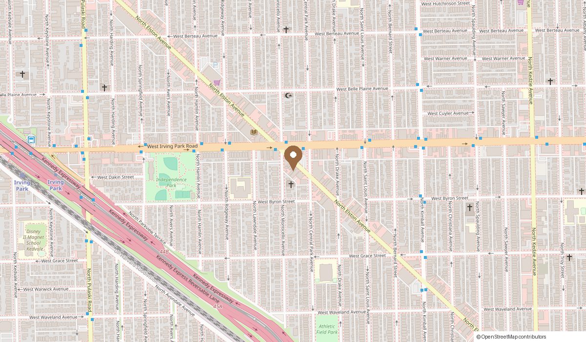 Map: 3960 N Elston, Chicago, IL 60618